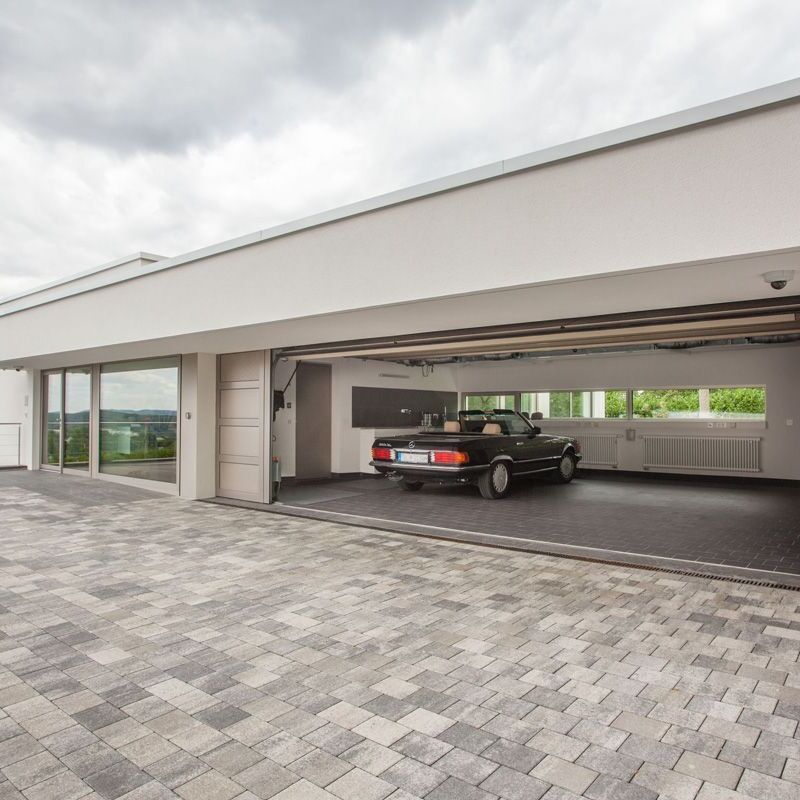 Garagentor flächenbündig